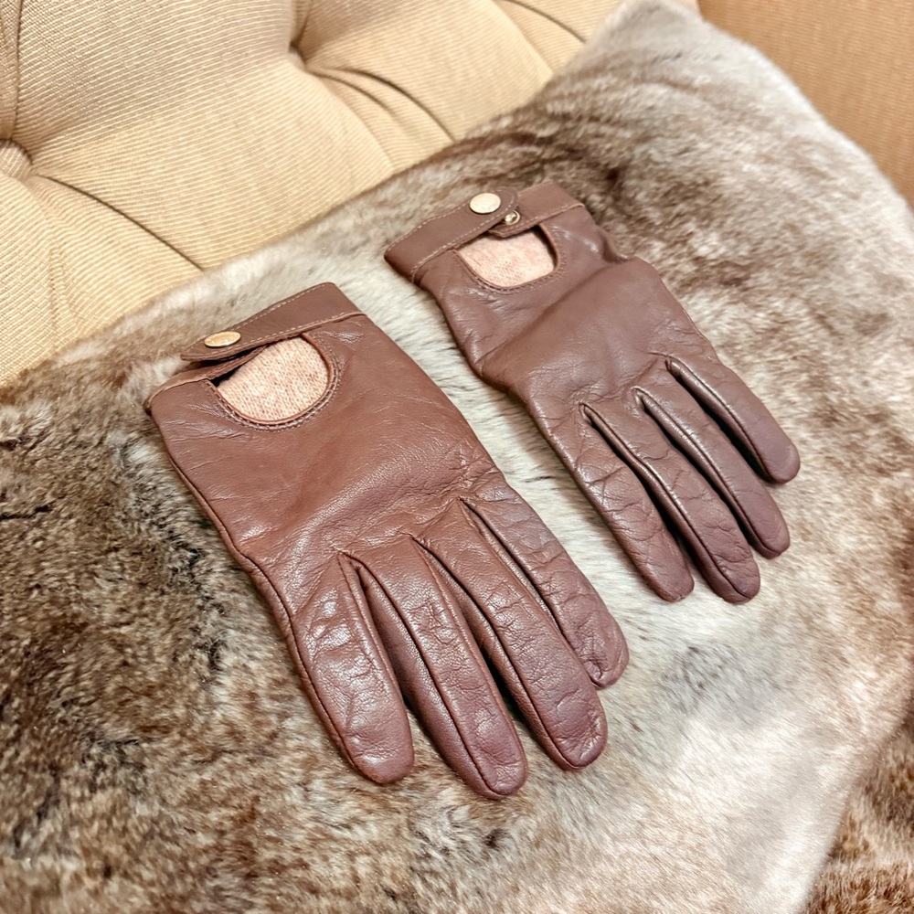 Banana Republic leather gloves